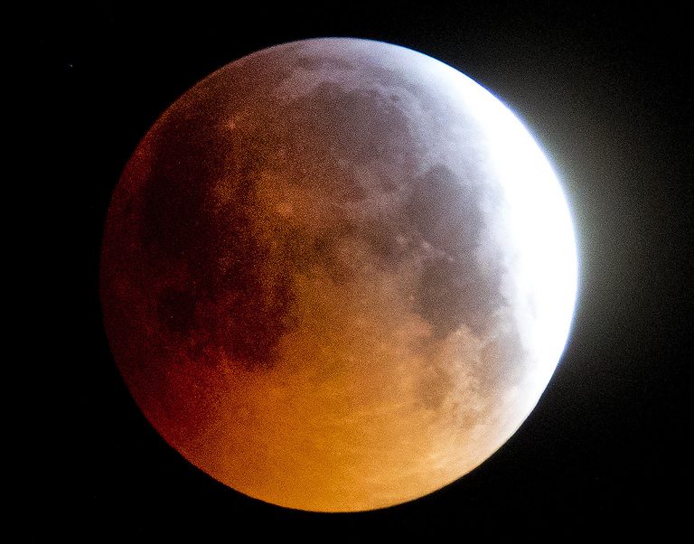 Galería Así se vieron el eclipse lunar, luna de sangre y la superluna
