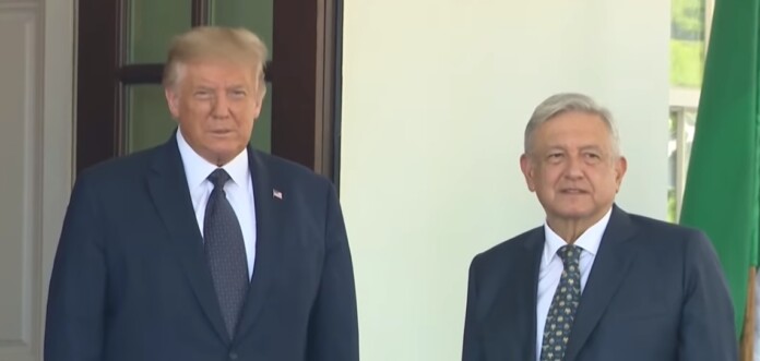 Amlo y Trump en la Casa Blanca