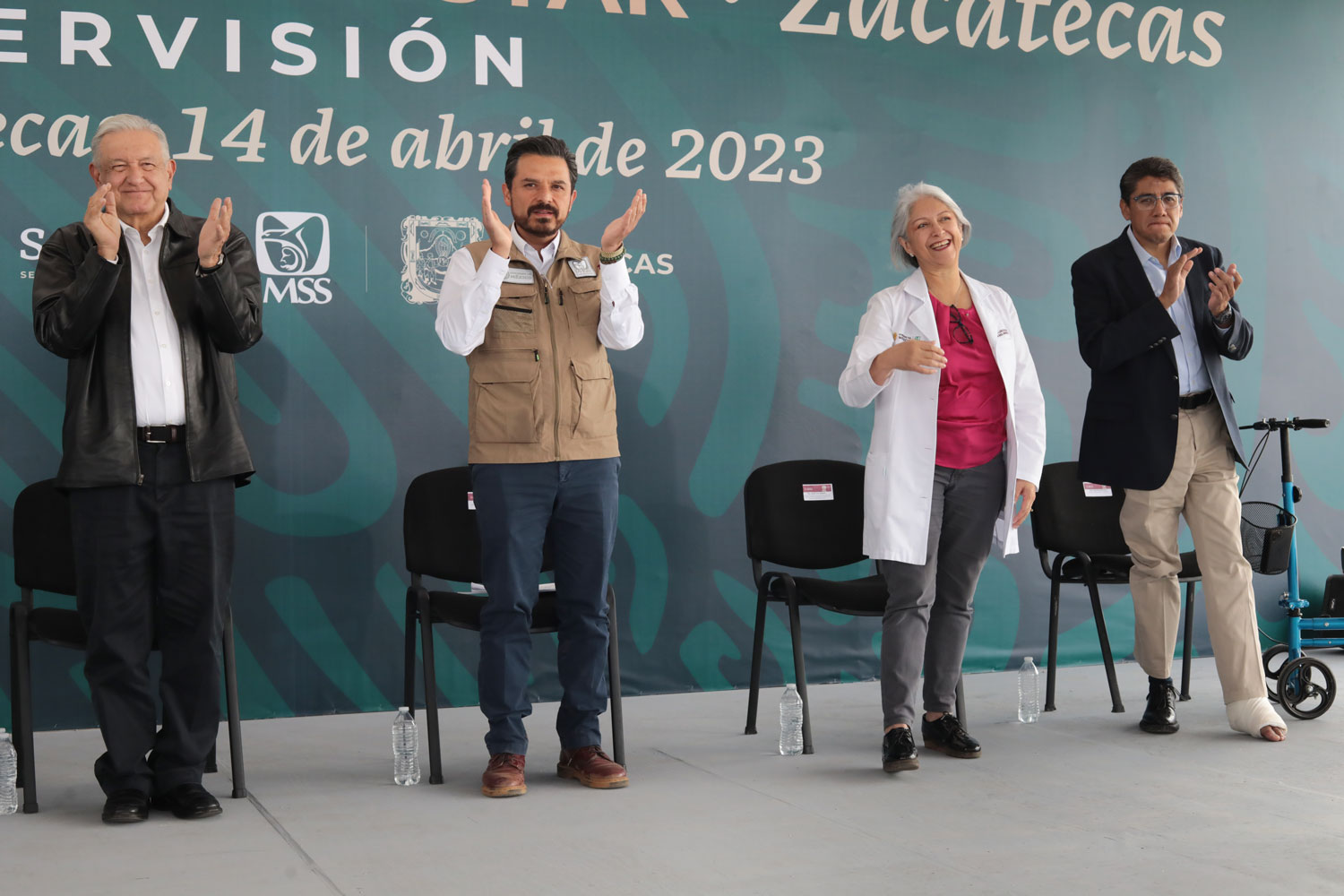 El presidente se reunió con autoridades de salud en Zacatecas.  