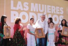 Mujeres conducen el rumbo de Michoacán y de México: Bedolla entrega la Presea Eréndira 2026