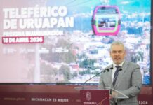 ¡Todo listo! El 18 de abril arranca el teleférico de Uruapan con seguridad de primer nivel