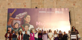 Mireya Aguilar encabeza jornada “Mujeres de izquierda y transformadoras” por el 8M en Morelia