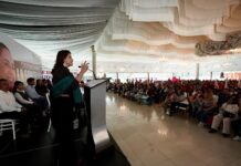 Desde Uruapan, Fabiola Alanís respalda a la presidenta Claudia Sheinbaum y la estrategia de atención a las causas para fortalecer la paz