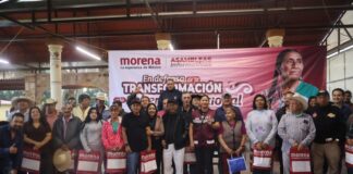 En Tarímbaro, Celeste Ascencio refrenda la importancia de mantener viva la esencia de Morena