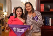 Celeste Ascencio refrenda compromiso con los derechos de las mujeres tras encuentro con Olimpia Coral