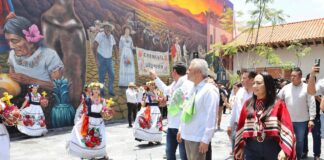 Inaugura Bedolla Centro Artesanal y Cultural “Plaza de la Ranita”, punto de encuentro para las familias de Uruapan