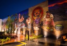 El mural más grande de Michoacán se encuentra en la Plaza de la Ranita en Uruapan