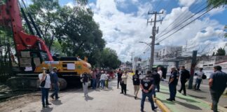 PC Estatal advierte riesgo por maquinaria pesada obstruida por manifestantes en Tres Puentes