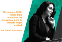Michoacán 2027: Torres Piña encabeza las encuestas, pero la historia exige unidad