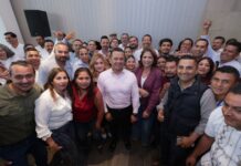 Fabiola Alanís convoca a la unidad del movimiento y cierra filas con el coordinador estatal Carlos Torres Piña