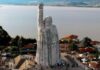 Janitzio recuerda a Morelos: 47.75 metros de historia frente al Lago de Pátzcuaro