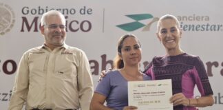 Desde Apatzingán, Bedolla cierra filas con Sheinbaum en defensa de la soberanía nacional